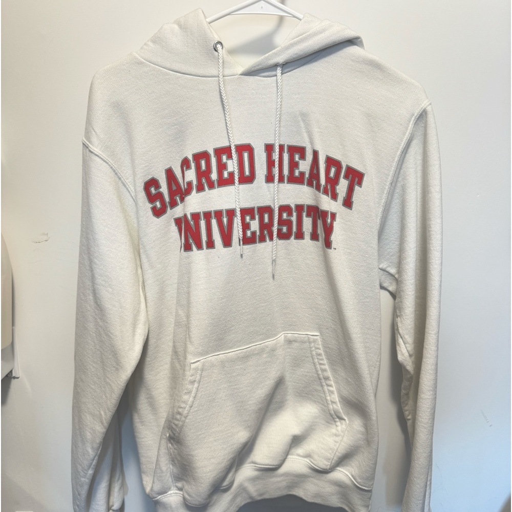 Sacred Heart Sweatshirt; College Sweatshirt; small white
